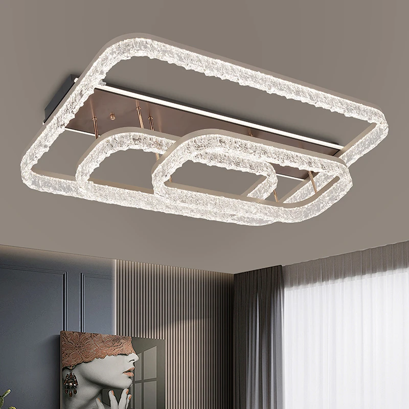 客厅灯现代简约大气吸顶灯轻奢超薄卧室灯中山灯具全光谱主灯