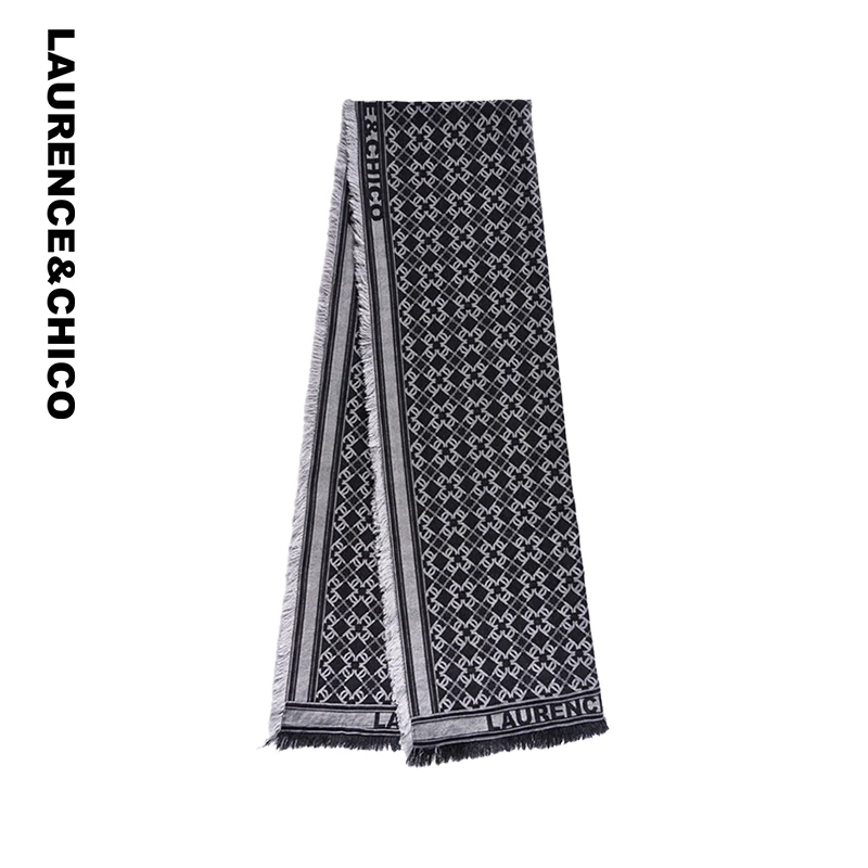 【CHICO专属福利】LC Logo牛仔围巾20G40C03