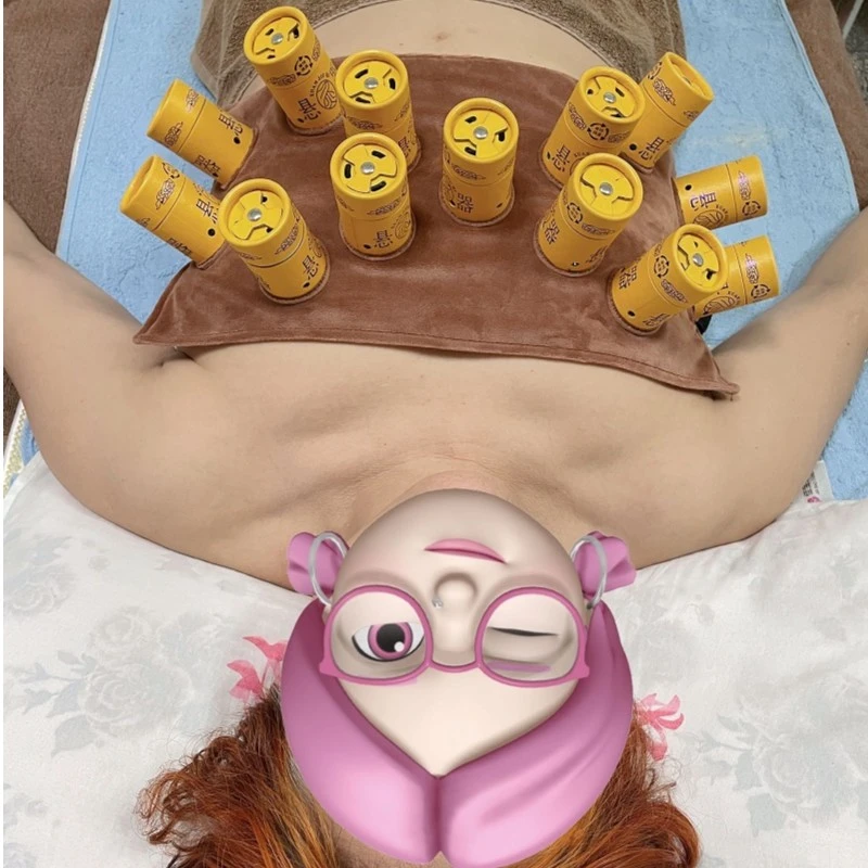 美容院艾灸工具艾灸盒随身灸家用胸部结节乳腺疏通经络艾灸馆温灸