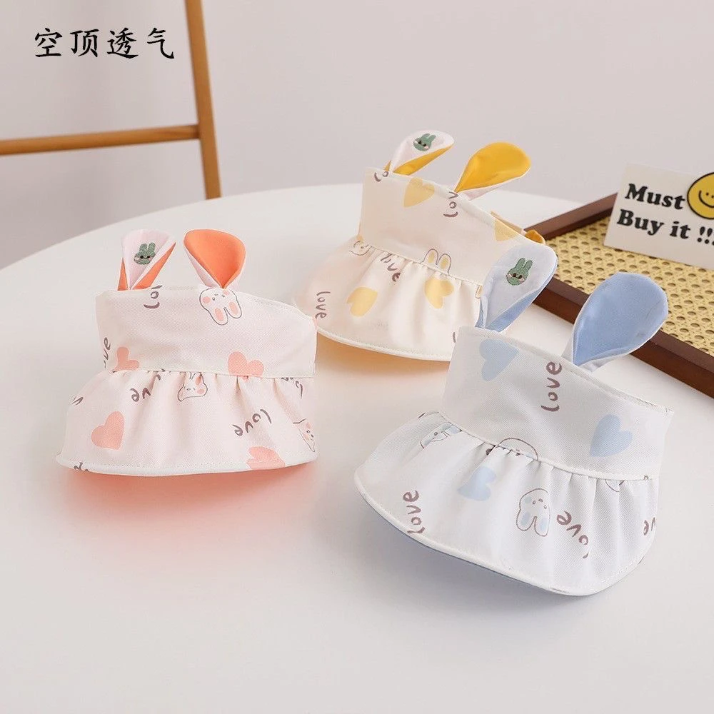 婴幼儿帽子夏季空顶薄款男女宝宝帽子婴儿遮阳帽新生儿防晒太阳帽
