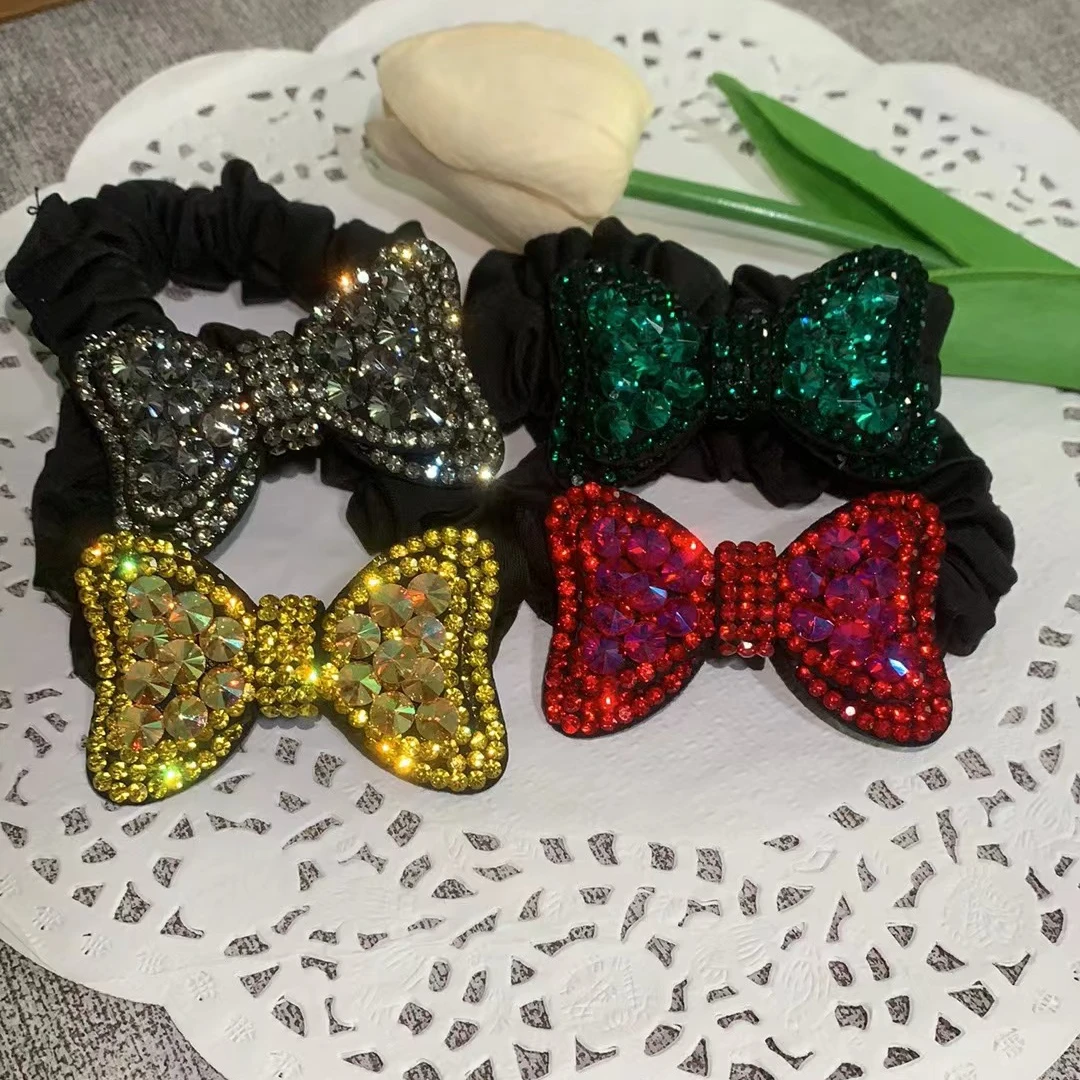 【蒂梵格】气质时尚轻奢可爱百搭复古简约经典优雅满钻甜美韩版发圈