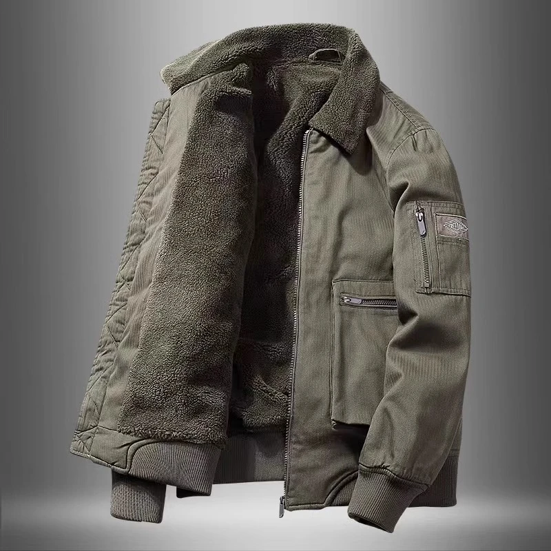 仓石一树冬季美式痞帅棉衣外套男2023潮牌新款宽松加厚工装棉服潮