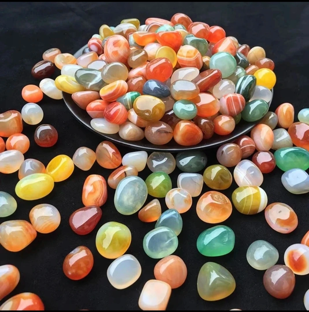 天然戈壁石盆景石奇石五彩石不包邮