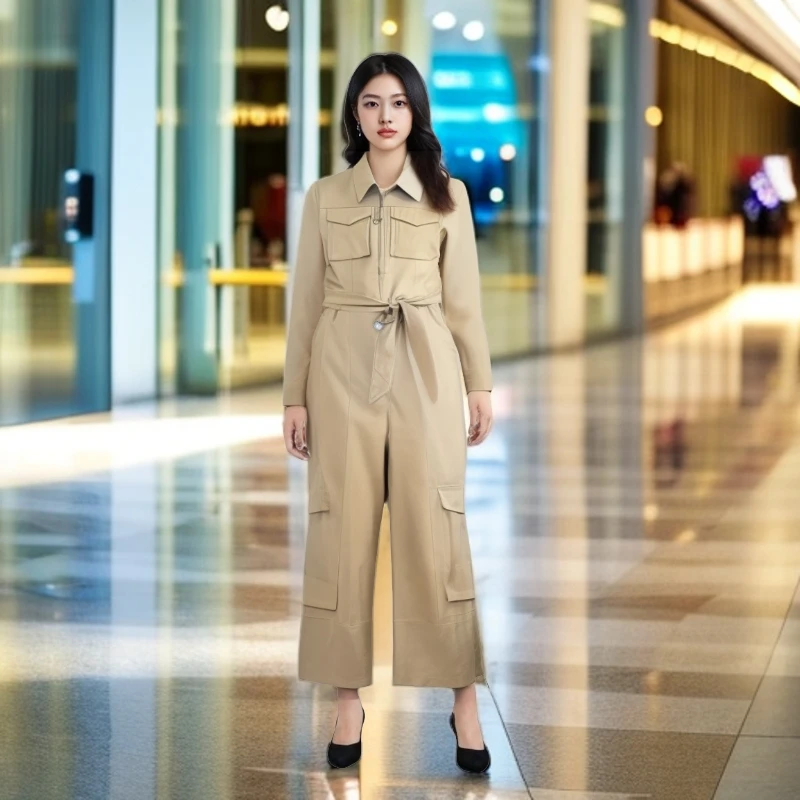 时尚轻奢品牌女装宽松连衣裙女装连衣裙春秋户外休闲女士