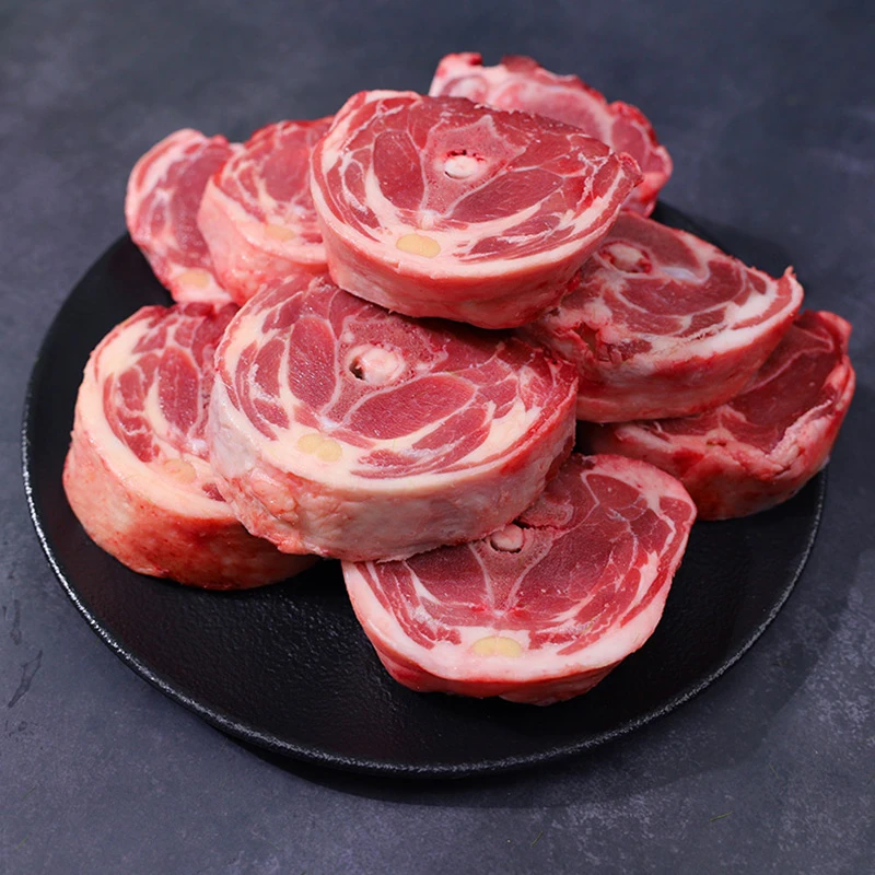 【雨姐专属】肉大厨草原羔羊羊脖子羊颈排羊脖骨切片1.25kg/袋*2袋