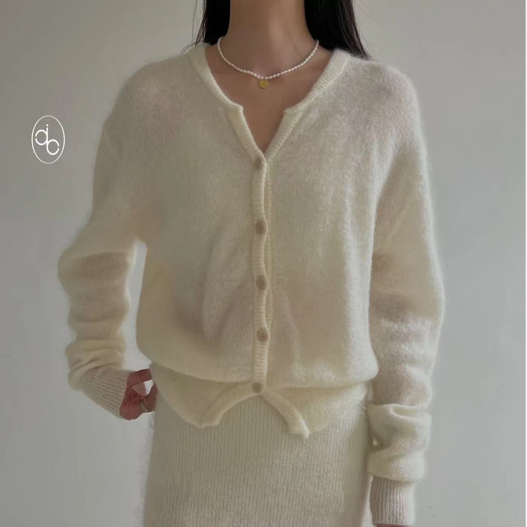 1336#高定马海开衫