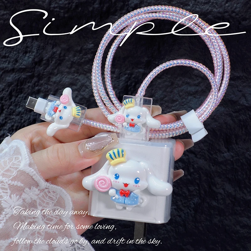 适用oppo充电器保护套壳华为vivo小米手机数据线绳充电头快充防断