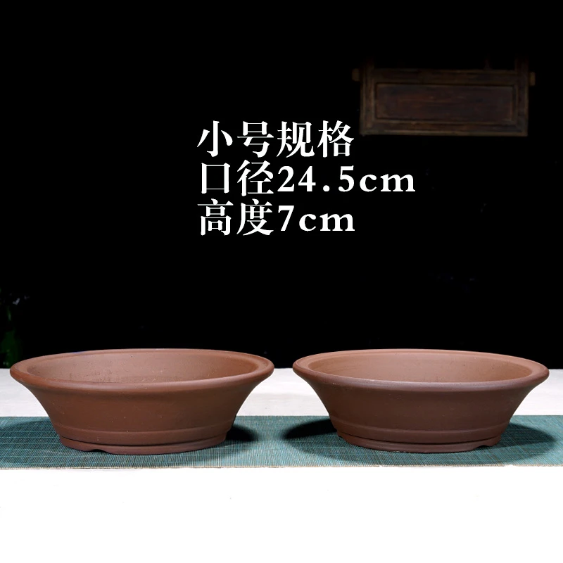 陶瓷紫砂大号花盆君子兰专用盆绿萝多肉老桩专用盆景盆栽种植