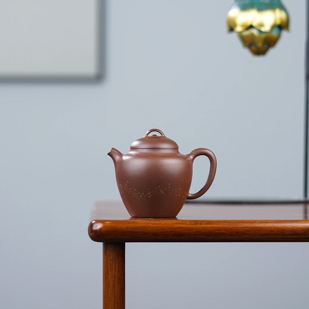 执素「文心藏器」执素套组— —素壶 紫泥约160c 惠榕全手工制作