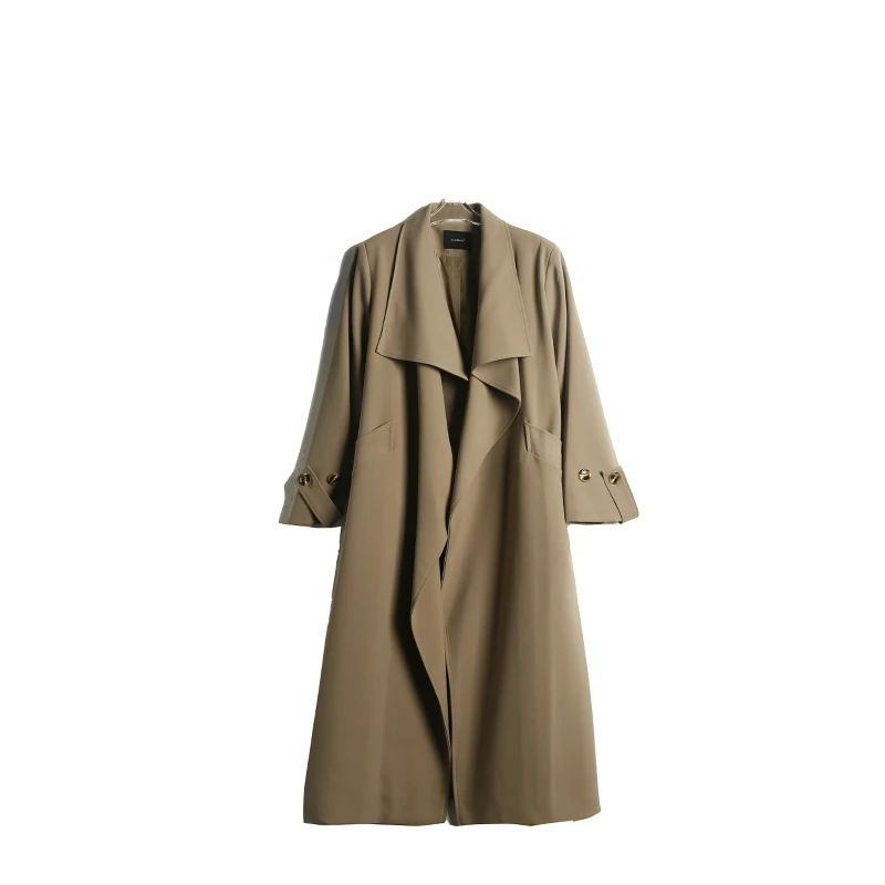 亦瑶定制 轻奢高端时尚休闲大气风衣外套女3QWQQ1867