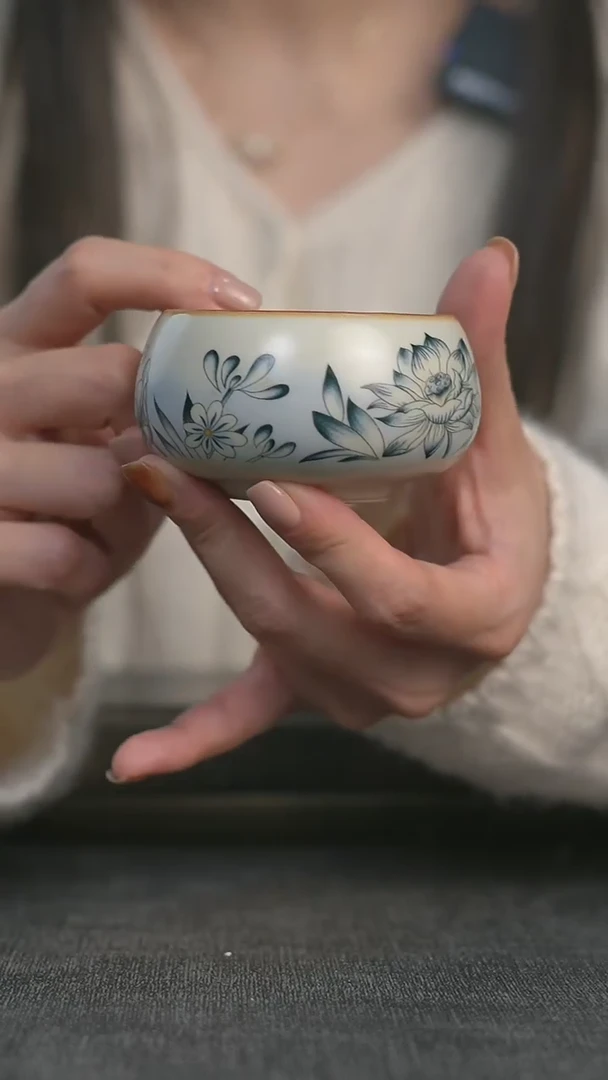 【闪购商品】AA荷韵禅定矮杯@@D0025