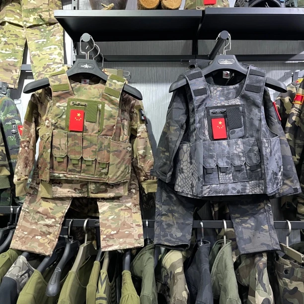 儿童三级甲特战服秋冬新款加绒搭配多功能户外CS吃鸡游戏马甲套装
