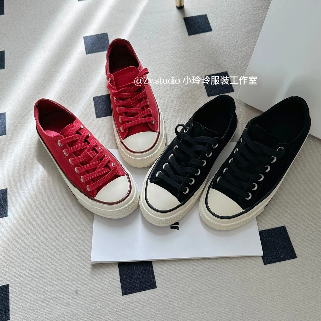 经典百搭软又好穿的帆布鞋