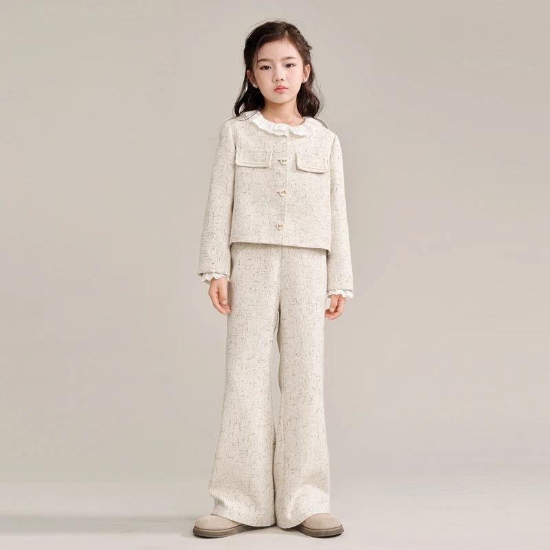 1079女童秋装套装2024春秋新款时髦洋气儿童女大童春秋款网红童装