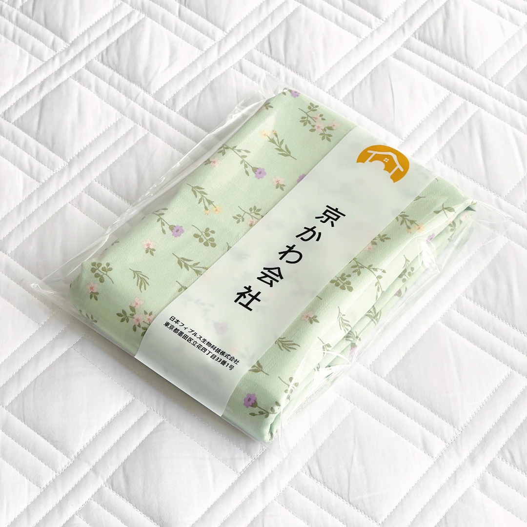 【京かわ会社】四季通用粗布枕套一对装50*80cm 薰衣草