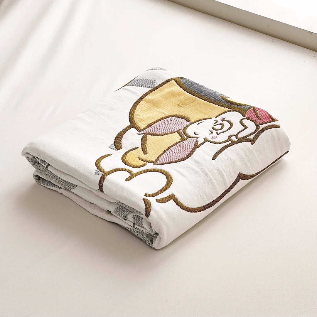 【京かわ会社】多层纱布面包被120*150cm 幻想维尼