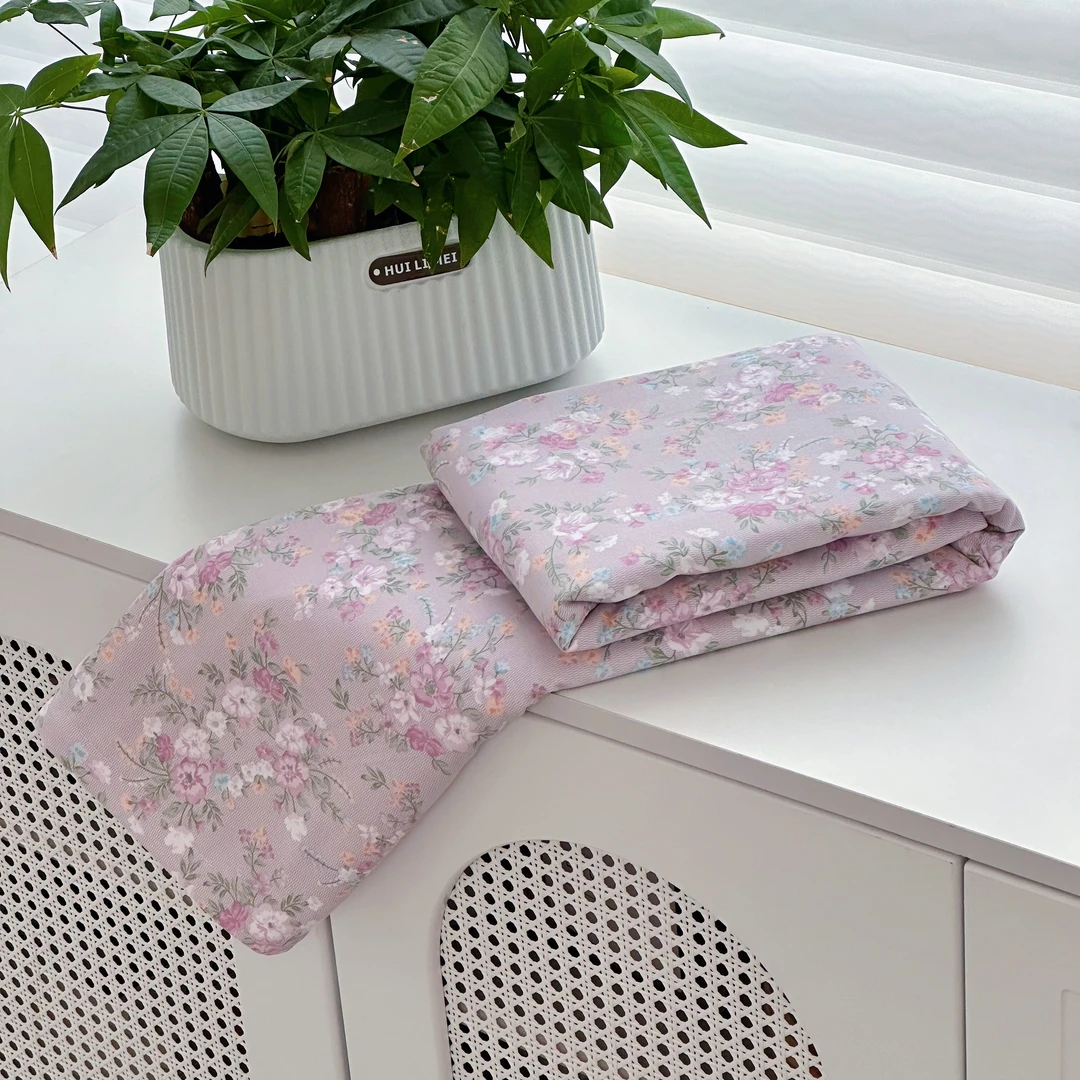 【京かわ会社】磨毛双层纱精品被罩155*205cm 紫花