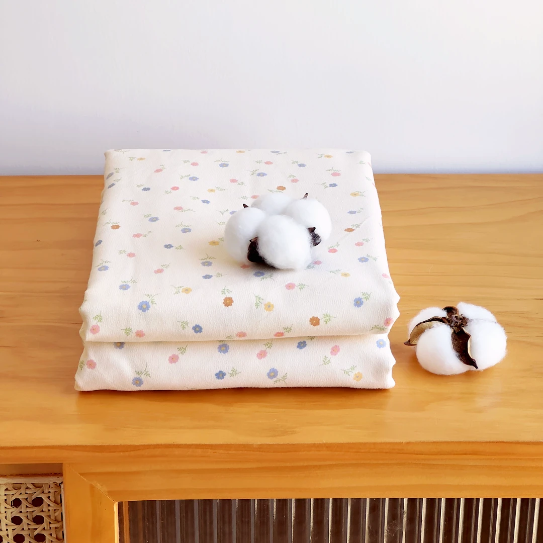 【京かわ会社】双层纱磨毛床单200*230cm 田园小碎花