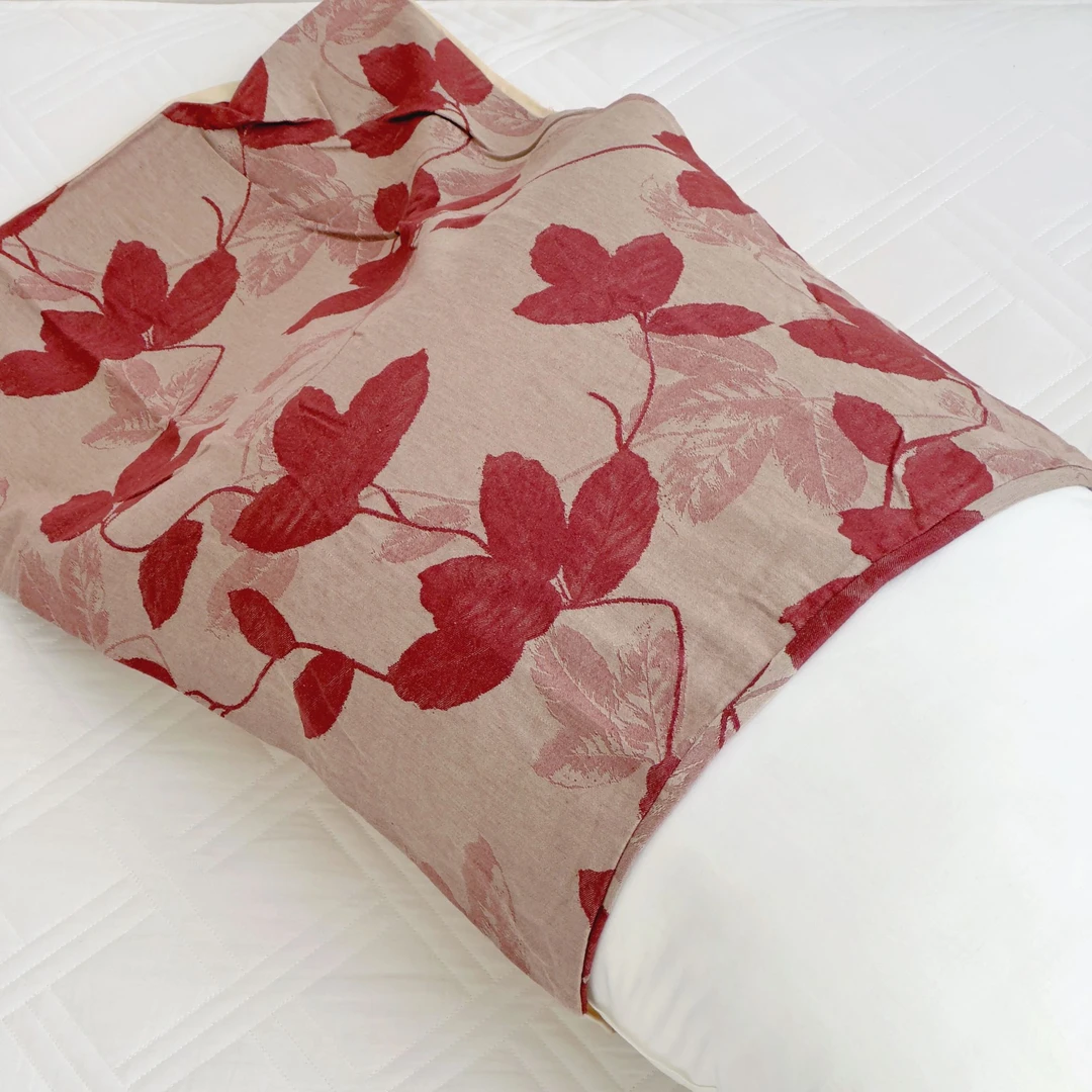 【京かわ会社】一对装全棉枕套48*74cm 红叶