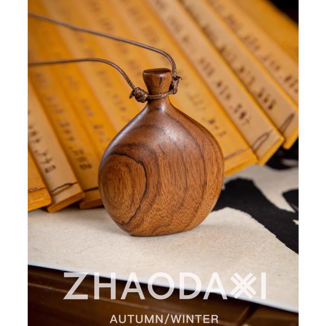 非金属木质项链 【赵大喜】酒壶檀木项链 | 安.神醒脑天燃檀木