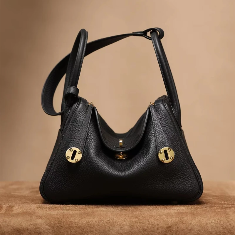 【静姐手缝】进口togo皮 琳迪包 医生包 lindy19/26枕头女包头层皮