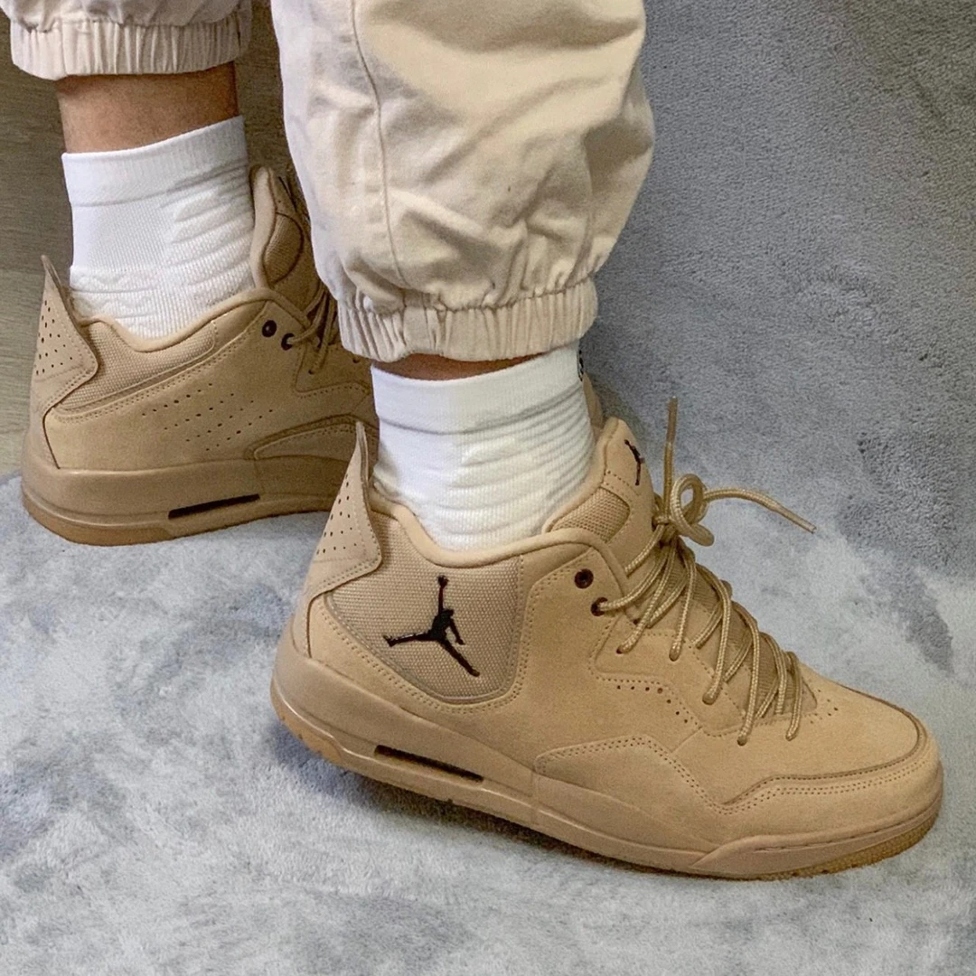 NIKE/耐克AJ23小藤原浩棕色时尚休闲运动鞋高帮舒适篮球鞋百搭