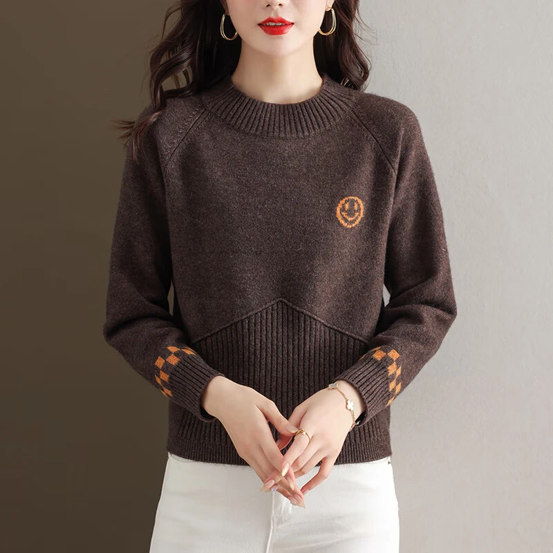 针织衫秋冬春秋小个子2025年新款短款女士毛衣内搭加厚打底衫