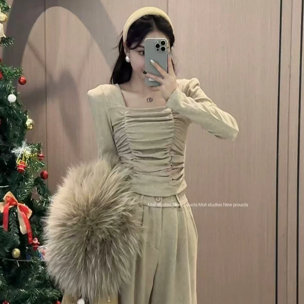 Moli定制【半岛情书】单上衣单裤子气质卫裤百搭休闲通勤套装333