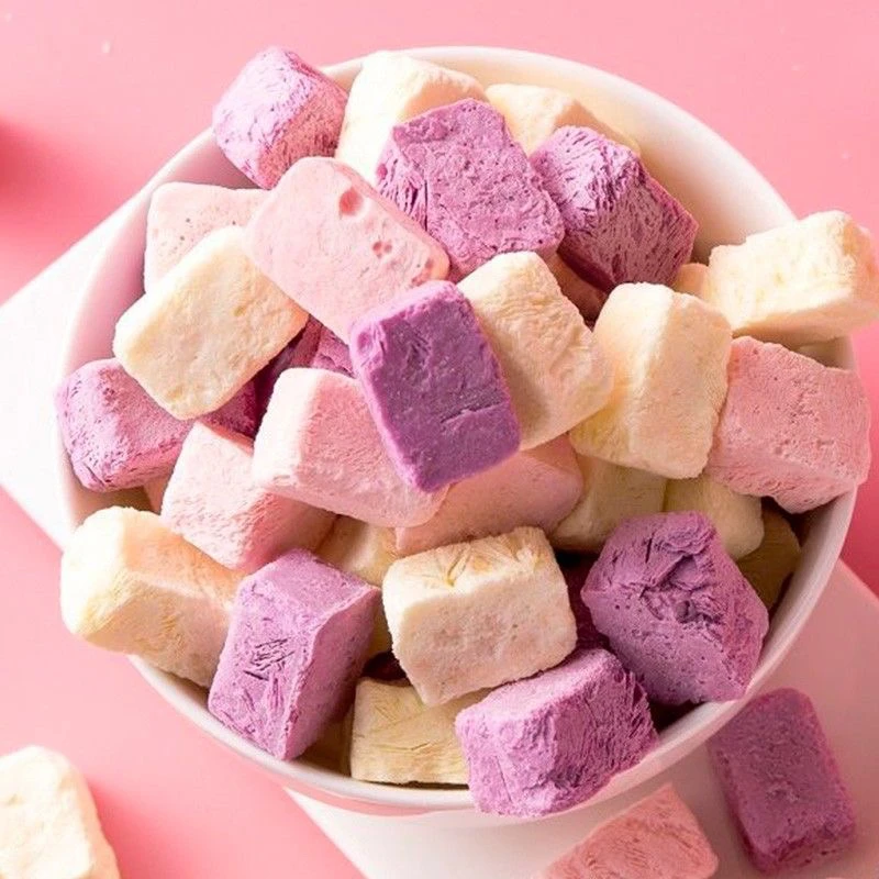 新日期冻干奶酪块