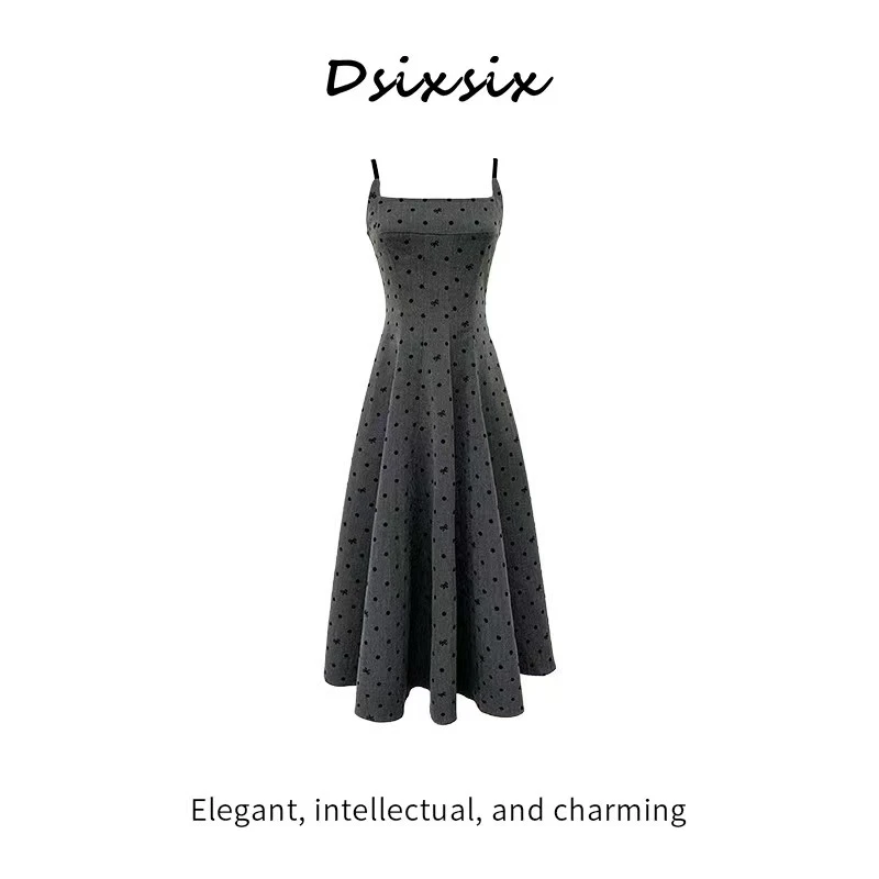 Cherry She现货【格雷千金】显瘦收腰设计连衣裙-B7651Q-B7643Q