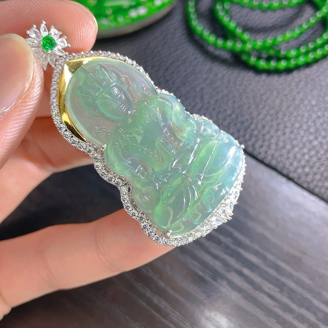 【闪购商品】翡翠颈饰未镶嵌8