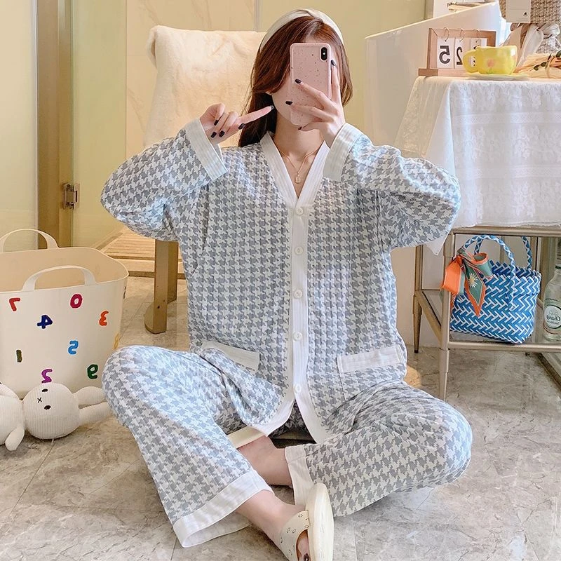 【亏本清仓】纯棉孕妇睡衣夏季薄款产后哺乳春秋天怀孕期专用月子服