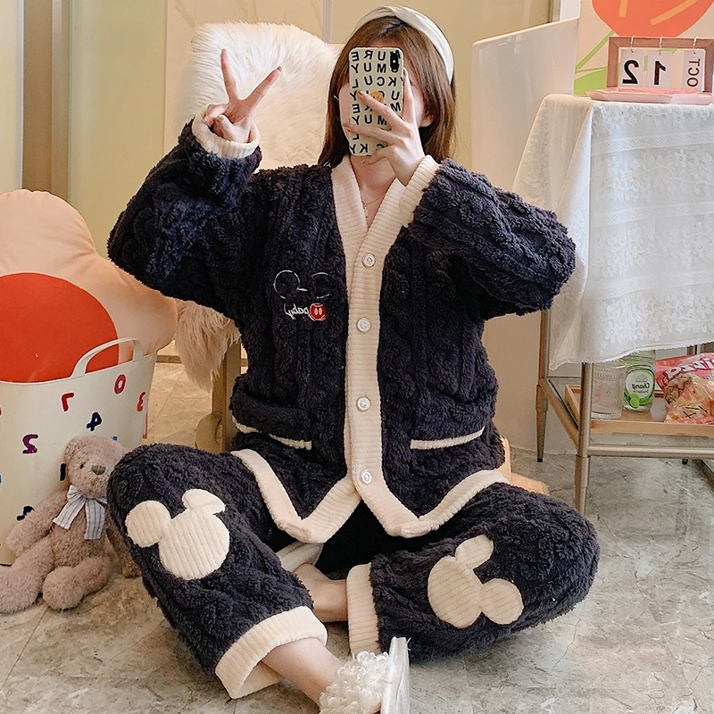 【亏本清仓】冬季孕妇睡衣珊瑚绒加绒加厚秋冬款月子服产后哺乳喂奶