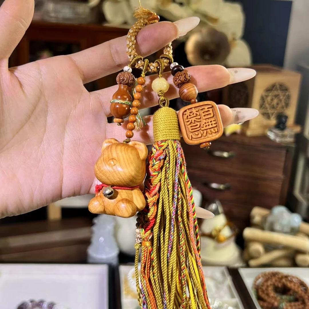 暴力熊流苏车挂包挂