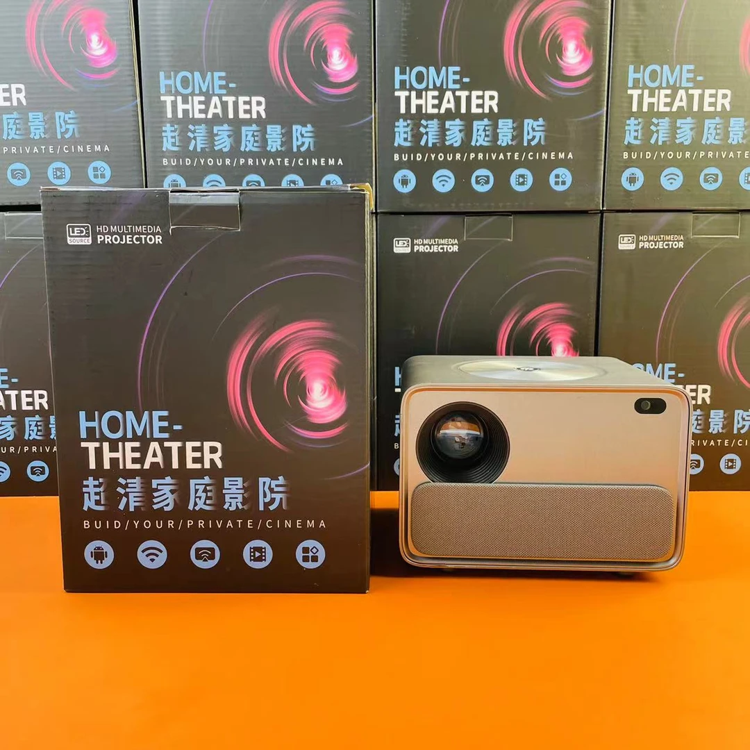 99新  projector 投影仪300流明自带安卓系统超清家庭影院