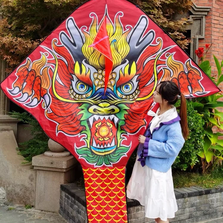 25新款户外大威天龙长尾风筝大型微风易飞初学者简单成人专用高档