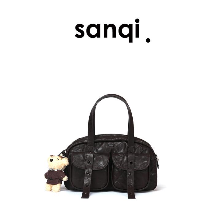 【大眼仔2673】sanqimtime小叁七2673#波士顿枕头包大容量机车包