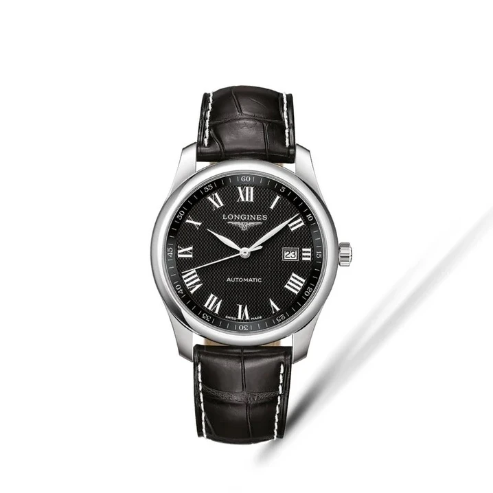 99新 Longines/浪琴  名匠793/黑罗马/自动机械/表径40