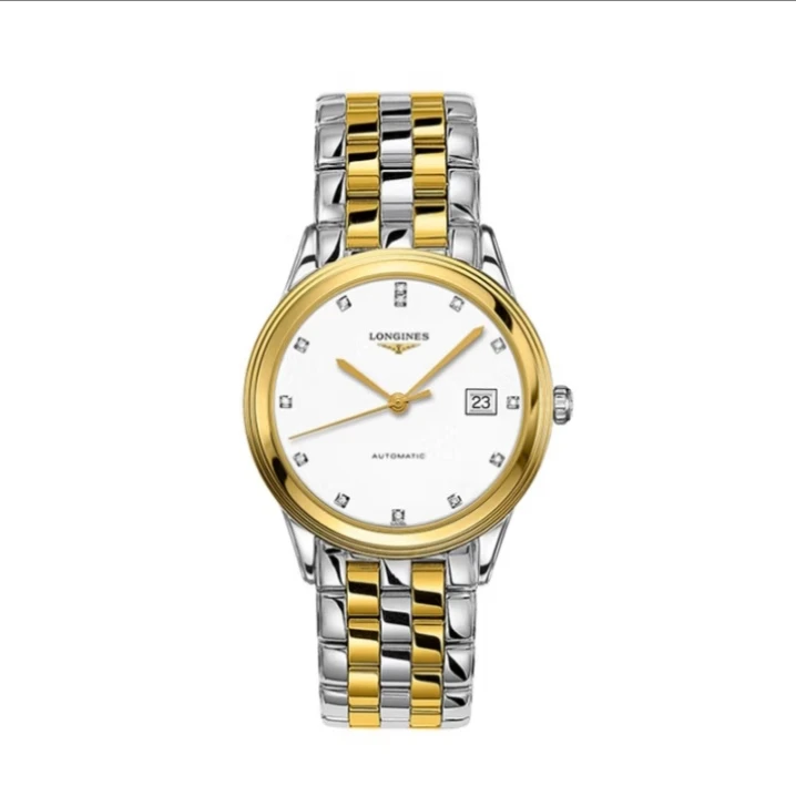99新 Longines/浪琴 军旗874/38.5mm/自动机械男表