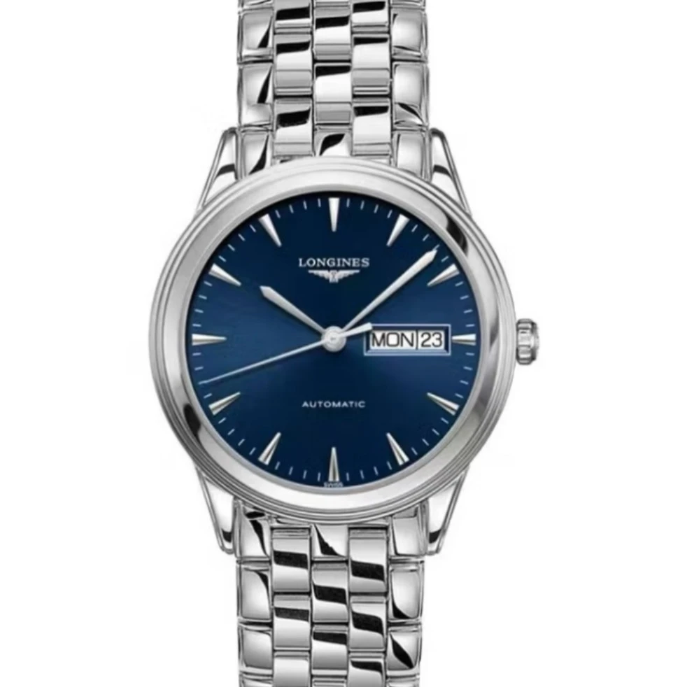 99新 Longines/浪琴 军旗899/38.5mm/自动机械男表