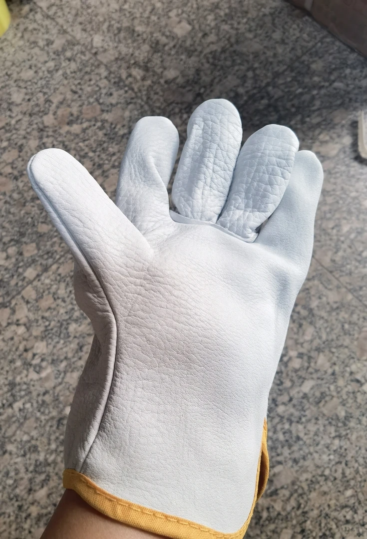 短皮电焊手套翻毛皮牛皮电焊手套