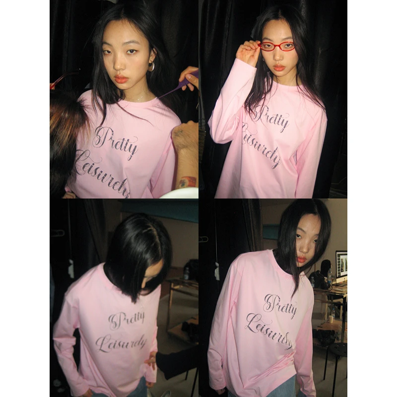 时髦POLO领撞色刺绣 重磅棉绞花针织上衣