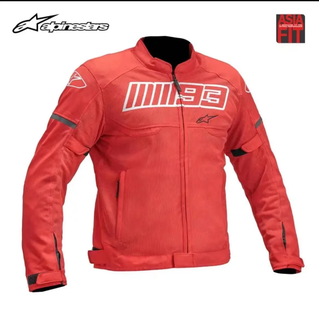 A星夏季机车服摩托车服网眼透气马奎斯联名MM93骑行服男LOSAIL V3