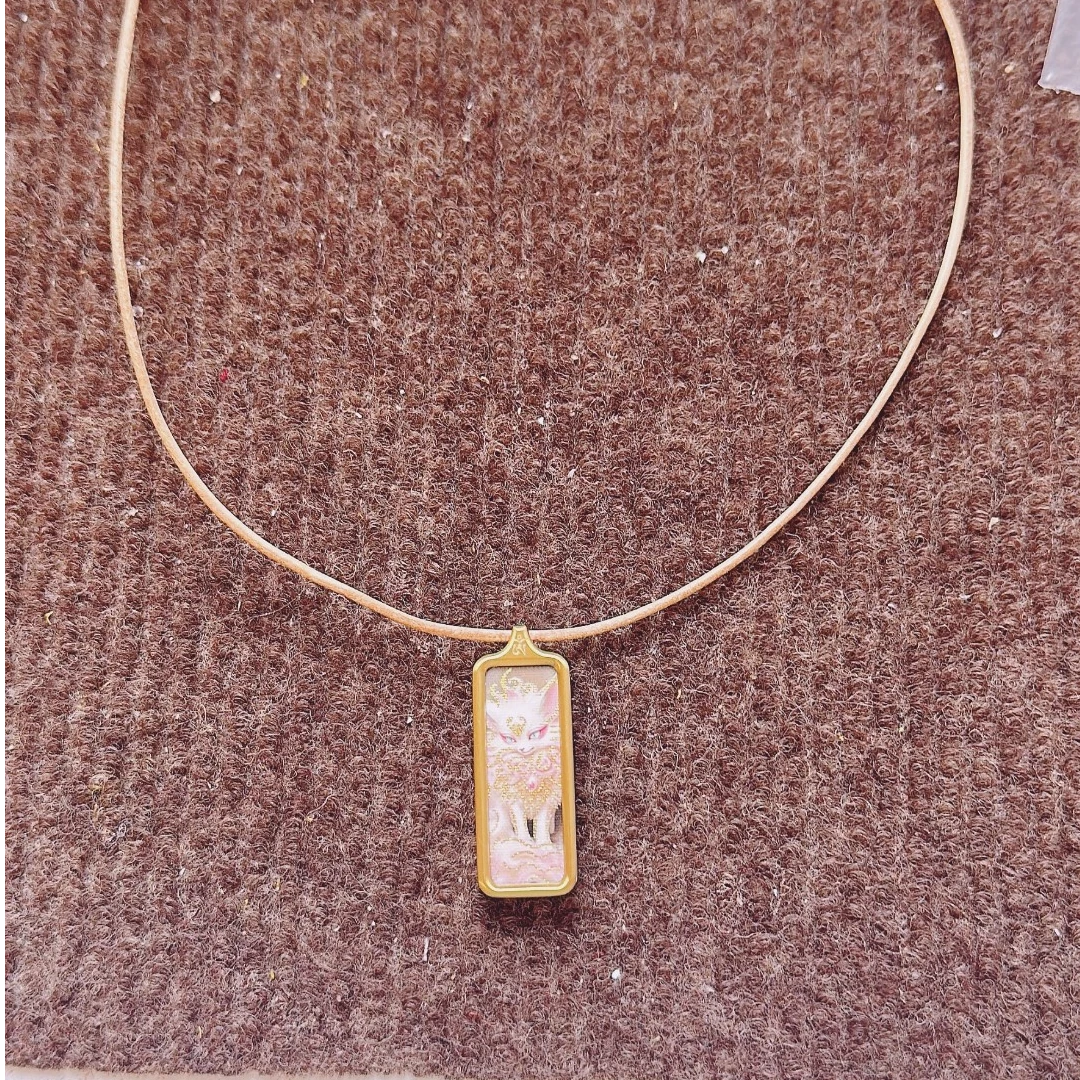 钛钢吊坠 热贡正宗扎基拉姆手工九尾狐精美黑财神（多样性）