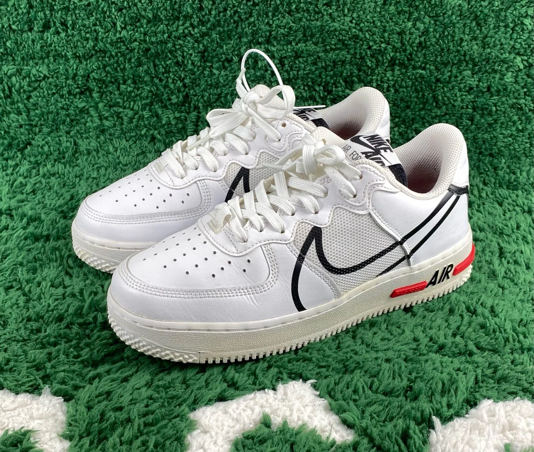 40.5码 AF1 黑钩 白红 公价1599 篮球鞋编号B245