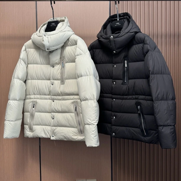 【冬季新品】男士轻奢高品质加厚潮流百搭中长款白鸭绒羽绒服23_05