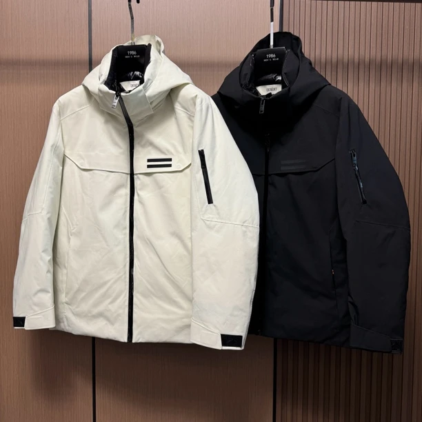 【迪赛普澜】冬季新款30835男士户外风羽绒服微阔连帽简约百搭