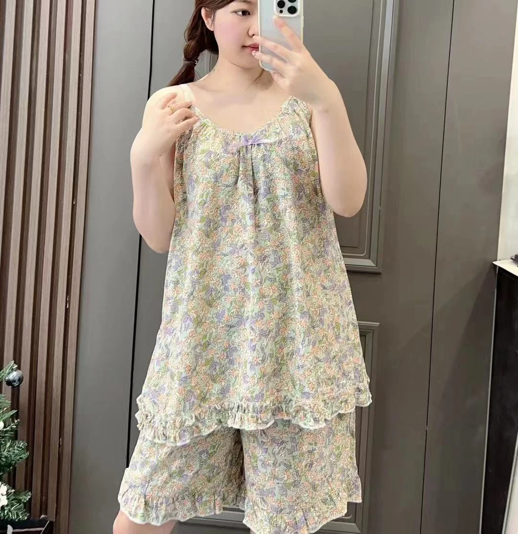 夏季新款韩国小棉棉多花色时尚家居套装