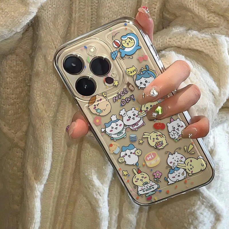 吉伊chiikawa苹果oppo小米vivo华为iPhone15手机壳14pm太空软壳13