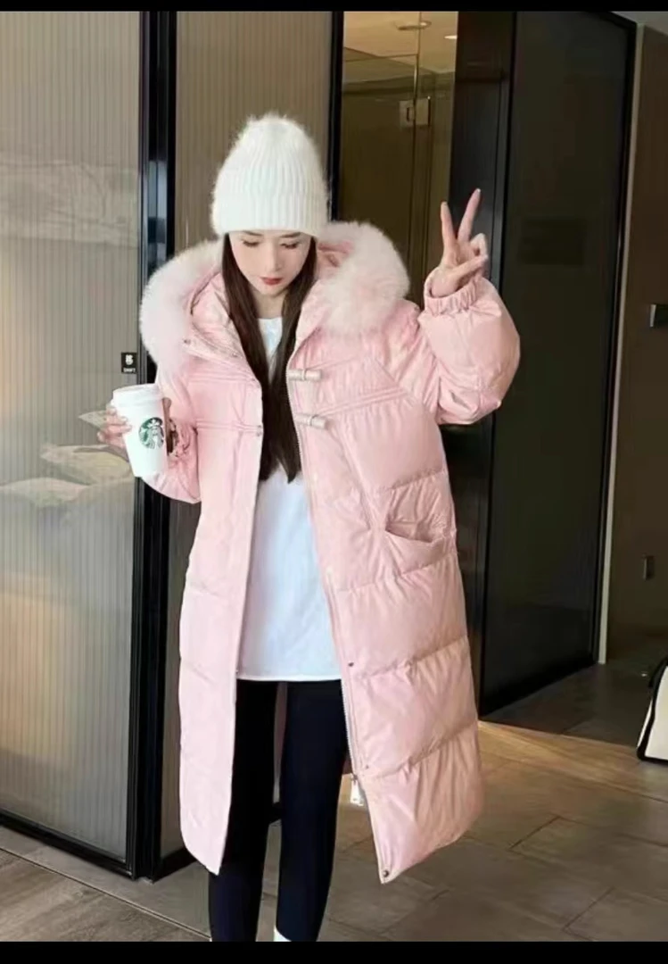 2024新款 加厚宽松羽绒服连帽 韩版显瘦休闲百搭潮流
